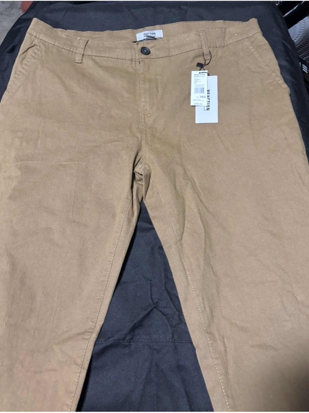 Kenneth Cole Men's Khaki/Tan Chino Pants